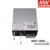 Fuente de Alimentación Industrial y Médica MEANWELL Original de 1600W AC/DC, Alta Fiabilidad, Tipo Encapsulado, Multi-Industrias