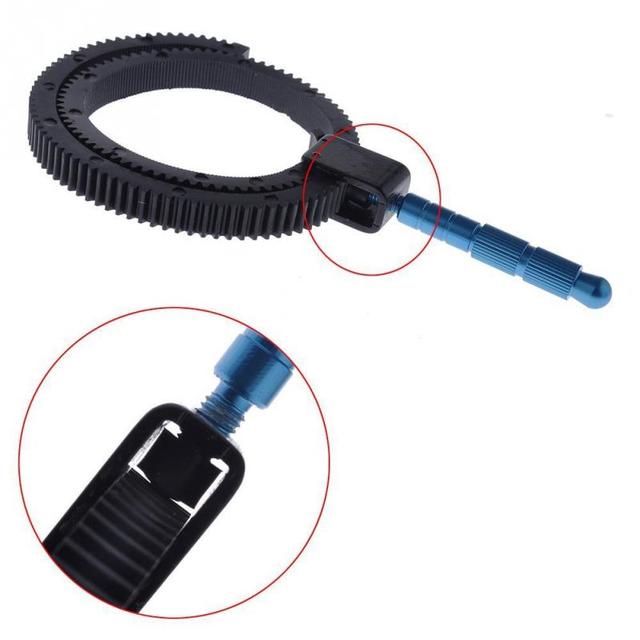 SLR Digital Adjustable Zoom Focusing Follow Focus Handle Scale Lever With Gear Ring for Camera Lens Accessories
