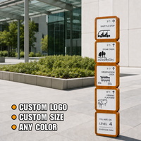 Panneau de signalisation de direction personnalisé pour hôpitaux, centres commerciaux, aéroports et halls de cliniques – Panneau d'orientation autonome