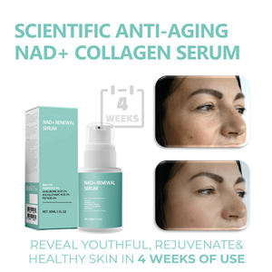 Logo personalizado NAD + Bio Renewal Serum con 5% NAD + y 4% Probióticos Anti-envejecimiento y suero facial brillante Aceptar OEM ODM - Product Image 3