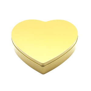 Hot Sale Heart Shaped Christmas Chocolate Candy Cookie Gift Metal Gift Tin Box Empty Metal Wedding Sugar Sweet Gift Tin Box