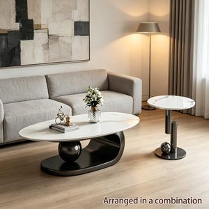 Mesas de Centro Móviles Pequeñas de Metal Retro, Estilo Nórdico Simple, Portátiles, Modernas y de Lujo para Sala de Estar, Mesa Auxiliar de Dormitorio - Product Image 3