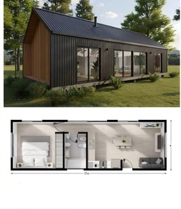 Casa Modular Prefabricada <span class=keywords><strong>de</strong></span> Acero Impermeable y Económica para Oficina, Apartamento, Taller o Resort - Product Image 6