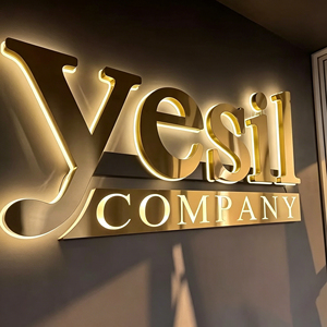 Custom Backlit Sign Letter Business Sign Custom Backlit <b>Acrylic</b> LED Channel Letter LED Illuminated Outdoor Advertising LED Sign - Product Image 2