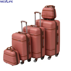 Unisex ABS Handgepäck Reisewagen Gepäckfabrik Anpassbare Hartschalen-Spinner-Rolle Praktische Taschen verpackung Sportart - Product Image 3