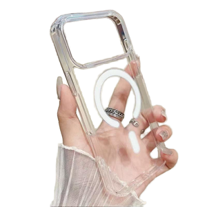 Custodia <span class=keywords><strong>Trasparente</strong></span> Magnetica per Ricarica Wireless per <span class=keywords><strong>iPhone</strong></span> 17 16 15 Pro Max 13 12 14 <span class=keywords><strong>11</strong></span> Plus, <span class=keywords><strong>Cover</strong></span> <span class=keywords><strong>Trasparente</strong></span> in TPU PC con Sacchetto OPP - Product Image 5