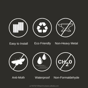 Panneau mural de bande de panneau acoustique gris clair de 2400*600 MM - Product Image 6