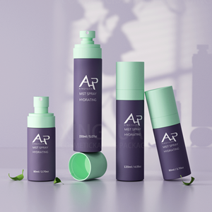 Envases de Lujo Ecológicos para Cuidado de la Belleza, <span class=keywords><strong>Spray</strong></span> para el Cabello de 80 ml, Protector Solar Personalizado, <span class=keywords><strong>Spray</strong></span> Hidratante con Sal Marina, Botellas de Plástico con Bomba - Product Image 1