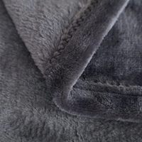 Couverture en microfibre de flanelle légère et luxueuse personnalisée pour lit, utilisable toute l'année
