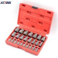 XCTOOL – jeu de forets pour voiture, 25 pièces, extracteur de vis multi-cannelures endommagé, mèches de forage, jeu d'extracteur de boulons et d'écrous XC1328