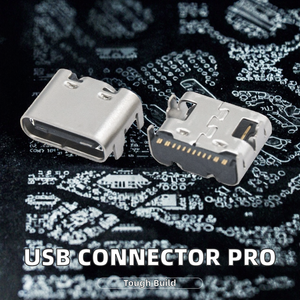 Conector USB Profesional DSC-0154 de Montaje Superficial, Dispositivo SMD Metálico, 5A 5V 0.5m, Sin Blindaje, en Cinta y Rollo (TR) - Product Image 2