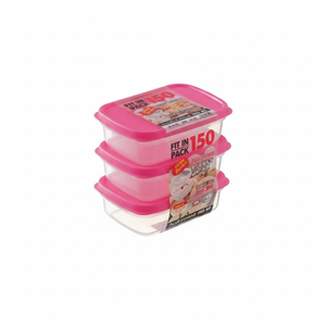 Contenitore In confezione rosa 150 3P per conservazione e conservazione degli alimenti - Product Image 1