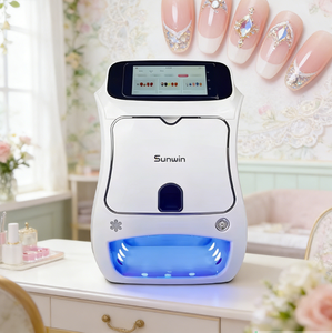 3D Marble Nail Art Printer Instrument Professional Automatic Beauty Personal Care V12 10s Quick Printing Elegant Design Machine - Product Image 1