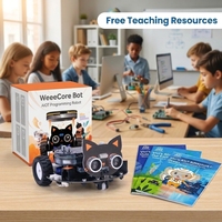 Nuevo Robot de Dibujo con Motor Codificador Multifuncional para Niños, Juego de Descubrimiento de Codificación Inteligente Controlado por Voz