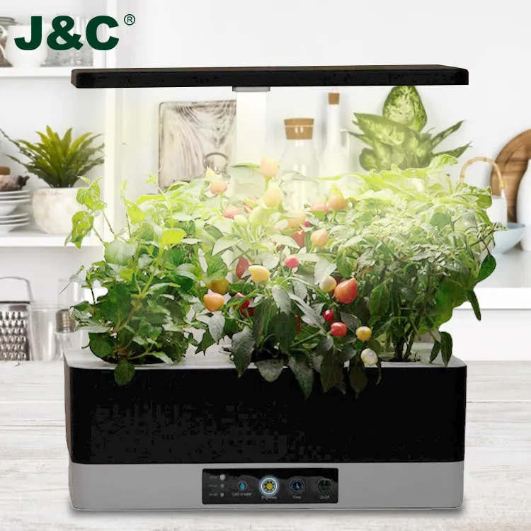 J & C-sistema de luz de cultivo hidropónico para vegetales, sistema de cultivo interior para hierbas de interior