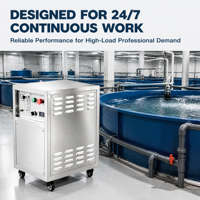 Système d'oxygène industriel PSA, générateur d'oxygène 3L 5L 10L pour la désinfection à l'ozone à petite échelle et l'aquaculture