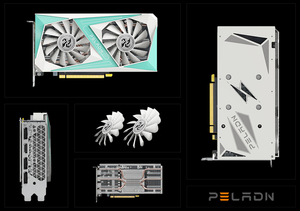 Nueva Tarjeta Gráfica para PC Geforce RTX 2060 2026, 6GB GDDR6 de 192 bits, Super 8GB 8Pin de 256 bits, Alto Rendimiento para Juegos, 1365MHz Core Fre - Product Image 2