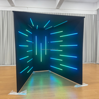 Cabine Photo Portable Personnalisable à Montage Rapide 360° avec Éclairage LED pour Événements, Fêtes, Salons Professionnels et Expositions – Style Vogue