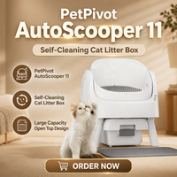 Litière pour chat autonettoyante intelligente AS11, séparation automatique des déchets, désodorisation, capteur anti-pincement