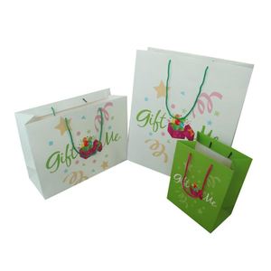 Custom Offset Printing Luxury Shopper Coated Art Paper Bags High Quality Recyclable with Handles for Clothing & Shoes - Product Image 5