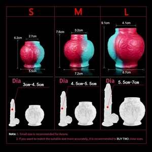 Funda de silicona suave para pene, anillo de pene con diseño de nudo de perro, juguete sexual para agrandamiento del pene, funda de dildo, venta al por mayor, barata - Product Image 4