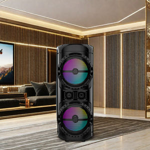 Système de haut-parleurs PA extérieur SING-E ZQS12201, boîte de son domestique BT, double caisson de basses de 12 pouces, alimentation CC, <span class=keywords><strong>radio</strong></span> karaoké sans fil - Product Image 3