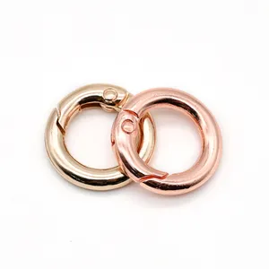 Wholesale Custom Colors Size Handbag Key Ring Metal Spring O Ring Clasp Buckle