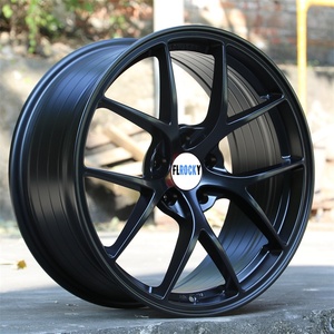 Flrocky CHEN 15 16 <strong>17</strong> 18 19 <strong>Inch</strong> High Quality Passenger Car Wheels Deep Dish <strong>Rims</strong> Concave Matte Black Aluminum Alloy Wheels - Product Image 2