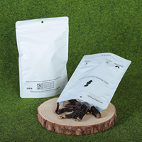 Logo personnalisé PLA compostable biodégradable Doypack sac à collation fermeture éclair de qualité alimentaire emballage pour animaux de compagnie et chips sac debout pour animaux de compagnie et chips