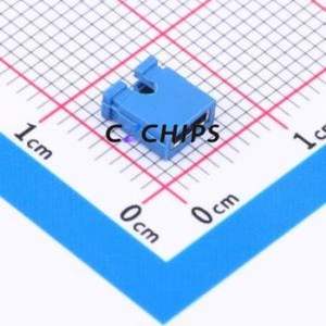 HC-JP254-1-60-OP-L-G1 Shorting Cap / Jumper Cap P=2.54mm Connector 1x2 2.54mm Open Top Type 3A - Product Image 1