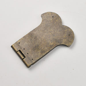 Traditional Zinc Alloy Furniture Hinge 4 Mm Thickness Surface Mount For Handicrafts Durable Design - Product Image 2