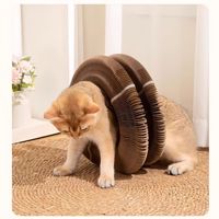 Nouvelle griffoir pour chat en carton ondulé magnétique moderne et éco-responsable, résistant à l'usure, jouet pour chat