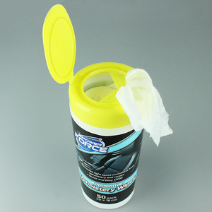 Toallitas de limpieza para Interior de coche y Exterior de coche Toallitas de limpieza de coche Embalaje de recipiente Limpieza de tejido húmedo - Product Image 3