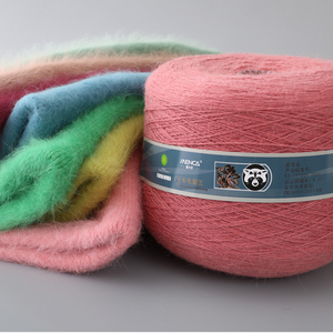 Offre Spéciale : Fil de Vison 1000g / Bobines – Mélange de Poils de Lapins <span class=keywords><strong>Angora</strong></span> à Poils Longs et de Nylon de Haute Qualité pour Tricot Manuel de Pulls Féminins - Product Image 6