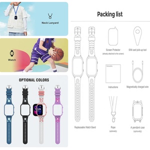 Vanzlife — montre connectée étanche pour enfants, avec fente pour carte sim, système <span class=keywords><strong>d</strong></span>'appel quotidien, accessoire <span class=keywords><strong>de</strong></span> rangement - Product Image 3