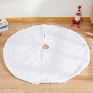 2025 di <span class=keywords><strong>capodanno</strong></span> peluche albero di natale gonna bianco neve albero di Natale copertura di Base per decorazioni per la casa di <span class=keywords><strong>vacanza</strong></span> - Product Image 4