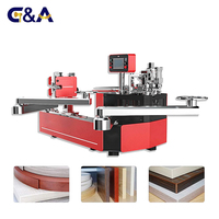 Machine de chantournage automatique portable haute précision pour PVC et bois, avec commande PLC, pour atelier de meubles