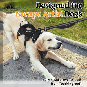 Escape Proof Tactical Dog <b>Harness</b> Soft Padded Full Body Dog Training Vest No Pull <b>Pet</b> <b>Harness</b> Reflective Tactical Dog <b>Harness</b> - Product Image 5