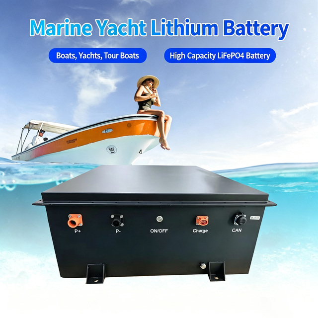 Customized Marine Backup Supply Electric Boat Yacht Kayak Lithium Iron Phosphate 96V210AH Large-capacity Waterproof Battery