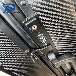 Bolsa de carrito de equipaje con puerto de carga USB forjado de alta calidad con maleta de fibra de <span class=keywords><strong>carbono</strong></span> Tsa Lock - Product Image 5