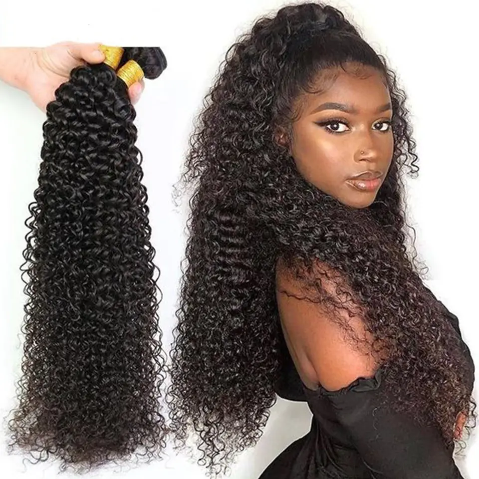 curly natural weave
