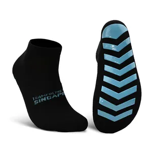 Calcetines de agarre lisos con estampado personalizado para rugby, golf, Voleibol