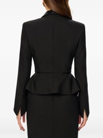 Veste de costume OUDIAN de haute qualité, professionnelle, unie, à manches longues, col à revers, ourlet à volants, pour femmes