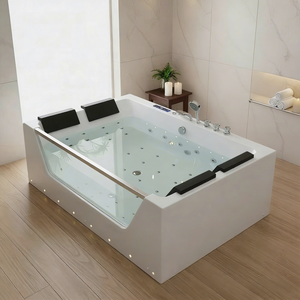 Bañera de <span class=keywords><strong>Hidromasaje</strong></span> Acrílica Blanca con Masaje de Aire, para 4 Personas, Ideal para Hoteles - Product Image 6