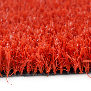 Césped artificial rojo LFL para campos de fútbol personalizados, venta directa de fabricante, césped profesional para pistas de tenis - Product Image 4