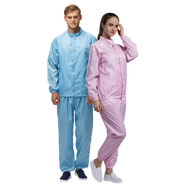 Customizable Cleanroom Work Uniform Safety Workwear Antistatic Lab Esd Coat