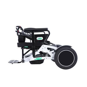 Nouveau <span class=keywords><strong>fauteuil</strong></span> roulant <span class=keywords><strong>électrique</strong></span> pliable en aluminium léger avec accoudoirs, <span class=keywords><strong>repose</strong></span>-pieds et dossier réglables, batterie au lithium - Product Image 3
