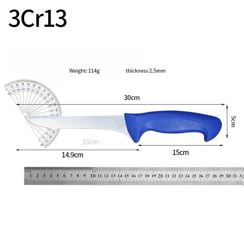 couteau à désosser bleu 3CR