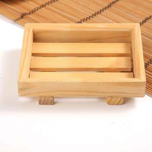 ชั้นวางสบู่แบบใช้มือชั้นวางสบู่ไม้ไผ่คาร์บอนแบบใช้มือสำหรับห้องน้ำชั้นวางสบู่ - Product Image 1