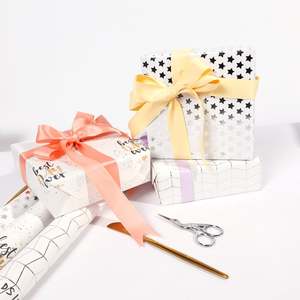 High Quality Wholesale 80g <b>Christmas</b> Art <b>Paper</b> Tissue 43*300cm Gift <b>Luxury</b> Custom Birthday Packaging <b>Wrapping</b> <b>Paper</b> Roll - Product Image 4